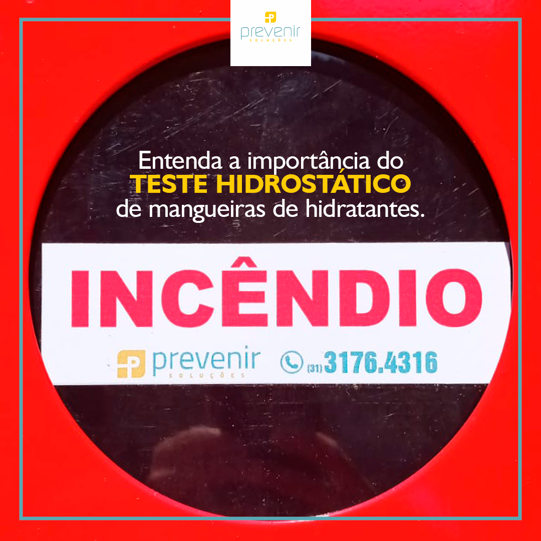 Teste hidrostático na prevenção de incêndios