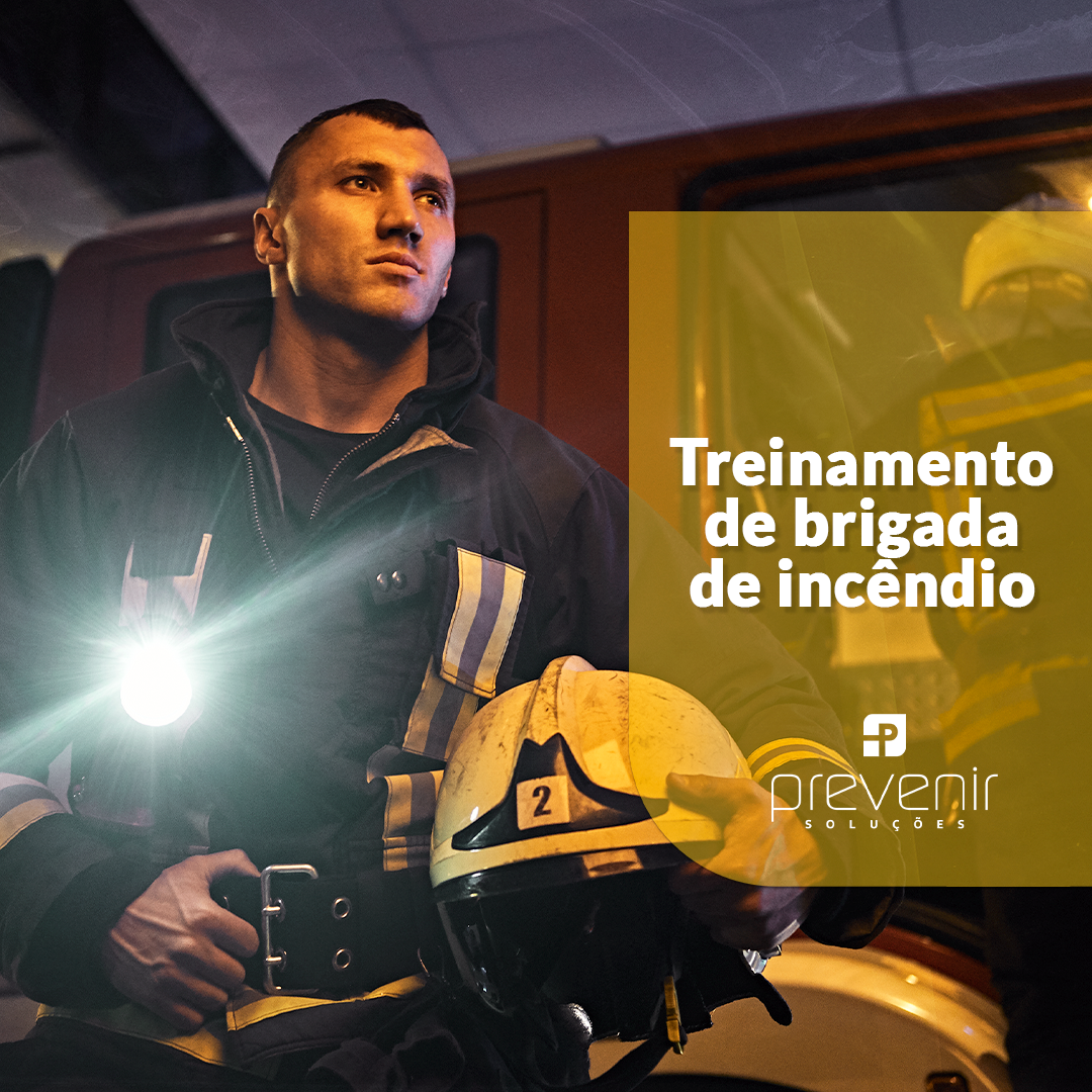 Treinamento de brigada de incêndio