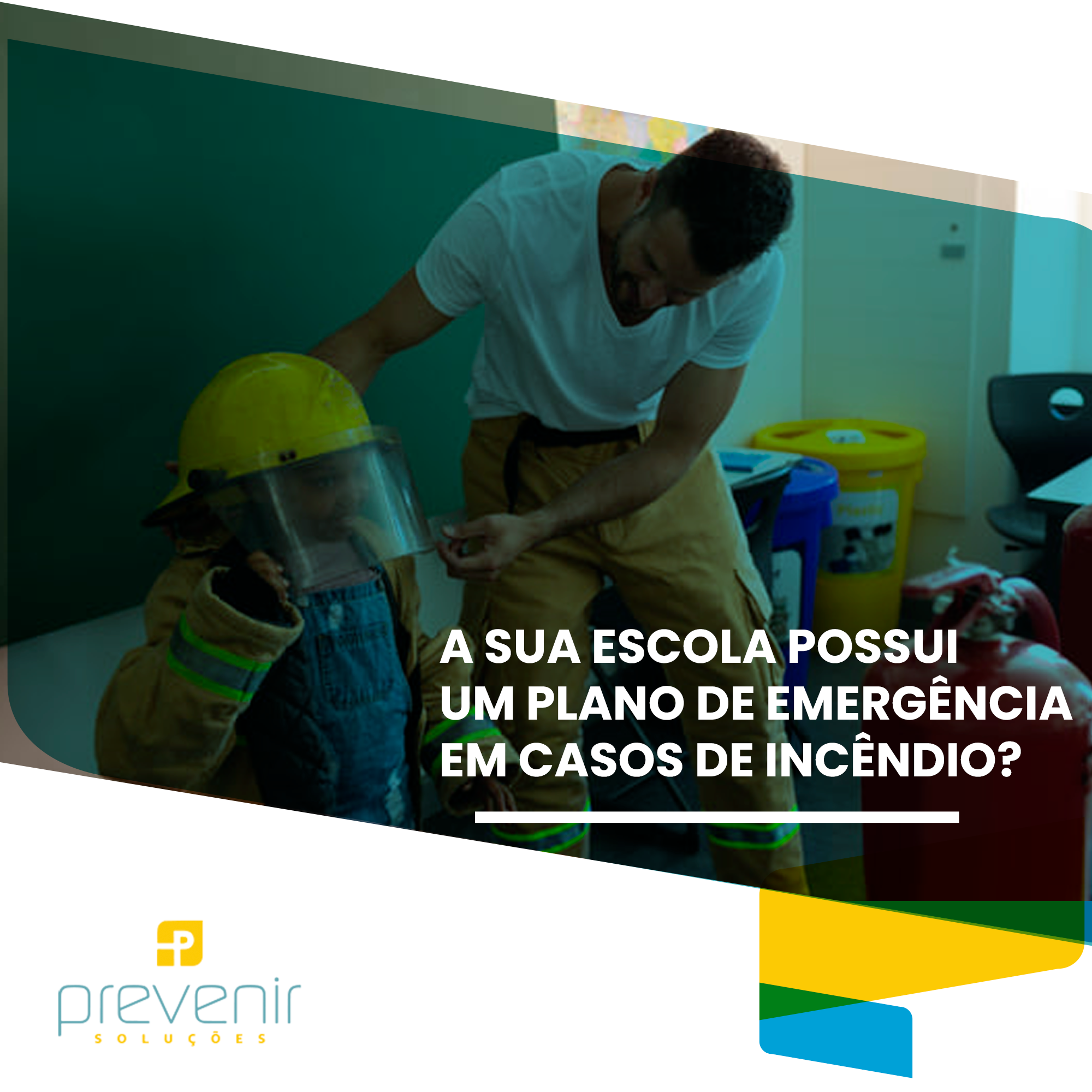 A sua escola possui um plano de emergência em casos de incêndio?