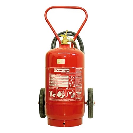 Extintor de IncÃªndio - ABC 50 KG (SOBRE RODAS) 10-A:80-B:C